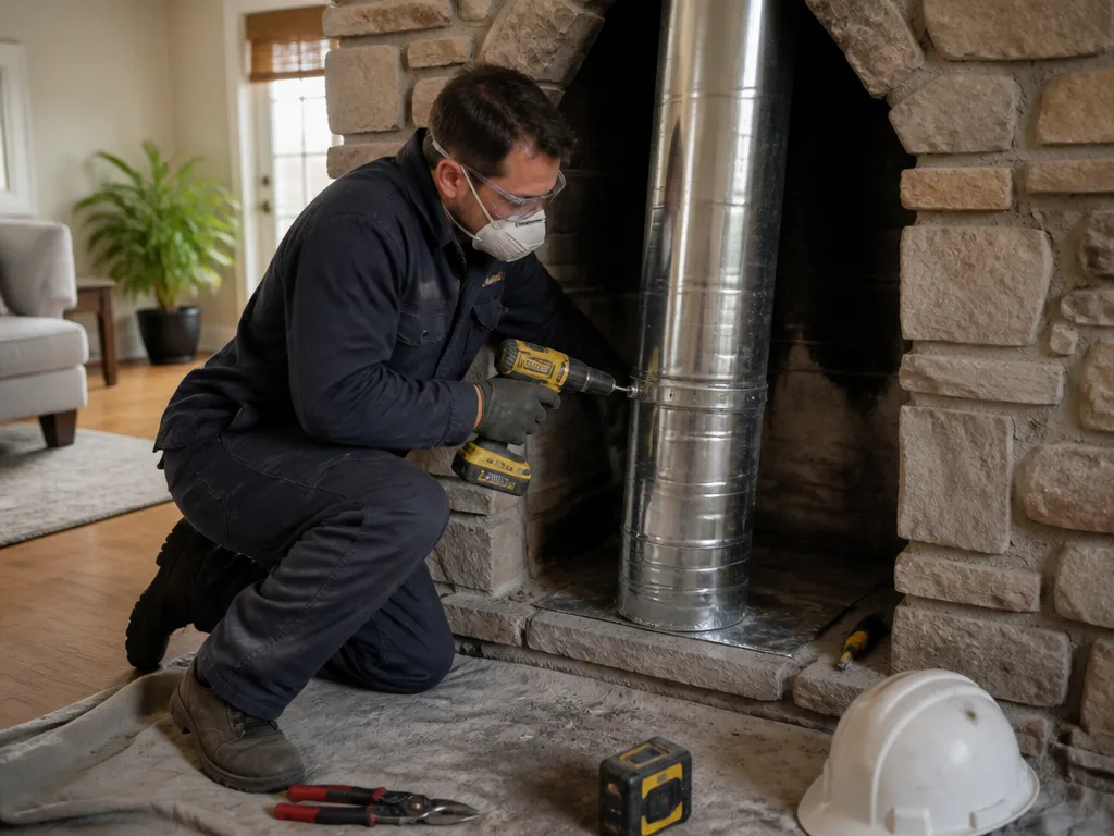 Chimney Liner Installation